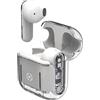 Celly, Cuffie Wireless Bluetooth, Auricolari Senza Filo con Custodia Trasparente, Compatibili con Smartphone e Tablet, Ricarica Veloce in 2 Ore, Colore Bianco