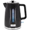 briebe Elegance Bollitore Elettrico 1,7L, Teiera Elettrica per Infusione da 2200 W, Ebollizione Rapida, senza BPA, Base a 360°, Controller Strix, Spegnimento Automatico, Design Moderno, Nero