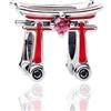 Amuefer 925 Argento Puro Charms Estate Viaggio Marittimo Perla Pendente, Balene E Delfini Pendente, Braccialetto Femminile Charms Perla Collana Pendente Regalo Di Viaggio Per La Famiglia Agli Amici