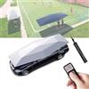 Generic Ombrello automatico 2 in 1 per auto coperto e esterno, tettoia mobile pieghevole, telecomando, batteria mobile, supporto esterno, copertura automatica per auto