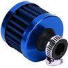 Terisass Filtro Aria Mini Car Air Intake Filter Carter Coperchio valvola di s o Filtro di s o Universale 25 mm/1 poll(Blu)