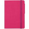 Legami - Taccuino a Righe 6 mm My Notebook, Raspberry, Small, in Carta FSC Certificata, 192 Pagine, Copertina morbida, Chiusura a Elastico, 9.5 x 13.5 cm