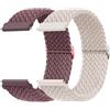 DMVEIMAL Cinturino 22mm Nylon per Huawei Watch Gt/Gt 2 46mm/per Samsung Galaxy Watch 3 45mm/Galaxy Watch 46 mm/Gear S3 Frontier, Smartwatch Cinturini Sport per Amazfit Bip 5/Gtr 2e Band Uomini Donne 2 Pack