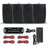 STUDIOFINIX Altoparlante Bluetooth da 6,5 pollici, 800 W, per esterni, montaggio a parete impermeabile ，adatto per interno/esterno, casa, patio, giardino, cortile (4 altoparlanti) (nero)