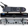 OCTAGON SF8008 4K UHD HDR HYBRID Sat- Cavo- Terrestre- Ricevitore PVR 1xDVB-S2X + 1x DVB-C / T2 - E2 Linux TV Box, Ricevitore PVR tramite USB - incluso cavo HDMI EasyMouse e doppia WLAN