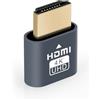 AXFEE HDMI Dummy Plug, 1Pezzi 4K@60Hz 3840x2160 Monitor Virtuale, Emulatore HDMI Wireless Portatile, Adattatore USB-C a HDMI per notebook, proiettori, TV, computer, monitor