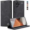 Phernykas Cover per Xiaomi Redmi Note 13 Pro Plus 5G, Flip Libro in Pelle Premium, Wallet Case con Porta Carte, Portafoglio Magnetica, [Antiurtoo][Cavalletto] Custodia per Note 13 Pro Plus 5G, Nero