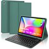 FOGARI Custodia Tastiera per Samsung Galaxy Tab S6 Lite 2020 10,4, Tastiera Bluetooth Staccabile QWERTY Italiana per Samsung Galaxy Tab S6 Lite 10,4, Smart Cover Supporta Auto Wake/Sleep (Verde Scuro)