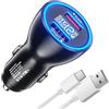 AIAUXAI 80W Caricatore USB da Auto per OPPO Reno 13 pro 12 Find X8 A5 Cavo USB C 1M 8A per SuperVooc Warp Caricabatterie Rapido Tipo C per Realme 14 Pro P3 Ultra C75X 11 45W per OnePlus 13 Nord CE 4 3 12R Pad