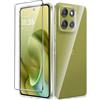 Cadorabo Custodia Morbida TPU Per Motorola MOTO G5 – Frost Nero, Sottile Antiurto Con Bordo Rialzato