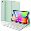 FOGARI Custodia Tastiera per Samsung Galaxy Tab S6 Lite 2020 10,4, Tastiera Bluetooth Staccabile QWERTY Italiana per Samsung Galaxy Tab S6 Lite 10,4, Smart Cover Supporta Auto Wake/Sleep (Verde Erba)
