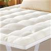 Niagara Sleep Solution Niagara Topper matrimoniale 160 x 190 Spessore 3 cm in bambù - Traspirante e fresco, progettato per alleviare il mal di schiena - Il coprimaterasso con tasca profonda si adatta a materassi 20x50 cm