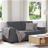 Gecheer Divano a 2 Posti Grigio scuro140 cm in Velluto,Divano per Soggiorno,Divano Imbottito,Divano Moderno,Divano a 2 Posti/3 Posti,Divano Letto sofà,Divano Salotto Moderno,P4105021