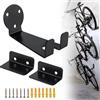 xyuayamz Cavalletto Bici, Porta Bici Da Muro, Portabici Da Muro, Appendi Bici Da Muro Adatto Per E-Bike, Mountain Bike E City Bike, Supporto Bici Da Muro, Ottima Capacità Di Carico, Nero