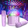 Dislocati Karaoke per Bambini & Adulti con Luci Discoteca, Regalo Bambina 5-12+ Anni Cassa Bluetooth con Microfono Bluetooth Giocattolo Musicale per Feste - Regali Natale Bambini