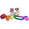 JUEGACONMIGO TOOB-X Giocattolo sensoriale a tubi pop. Giocattoli antistress colorati Fidget Pop Multicolore. Tubi estendibili e collegabili tra di loro. 8 pezzi (Dimensione L)