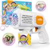 Bombble Pistola per bolle di sapone per bambini, 10000 + bolle/minuto con soluzione per bolle di sapone, regalo per bambini/compleanni/feste, Bubble Gun (rosa) (101-White)