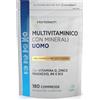 Horbäach Multivitaminico e Minerali Uomo | 180 Compresse Vegane per 6 Mesi | 28 Vitamine e Minerali Essenziali Come Vitamina C, D, B6, Zinco e Magnesio | Men Multivitamin Supplement | di Horbaach