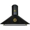 Kaiser 9423 Be Retro - Cappa aspirante a parete, 90 cm, produttore di lusso Kaiser, 3 livelli di velocità, 910 m³/h, illuminazione a LED, cappa aspirante, timer, cappa aspirante