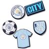 Crocs Manchester City 5 Pack - Charm decorativi per scarpe Unisex, Multicolor,
