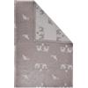 DODO Mon PTIT Dodo - Coperta Lupo DE Mare (Merinos) 80 x 100 cm Tortora