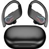 Luobannm Cuffie Wireless Sportive in-Ear, Impermeabili IPX7, Auricolari Gaming Wireless in-Ear con Standby di 200 Ore, Stereo HiFi