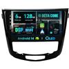 BXLIYER SXAUTO [6G+128G] Android 14 IPS Autoradio Per Nissan X-Trail Qashqai J11 Rouge(2014-2018) - Senza fili CarPlay/Android Auto - LED Camera + MIC - DAB WIFI Fast-boot Volante 360-CAM 2 Din 10.1 Pollici