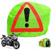 GUOYOU Copricasco Moto,Triangolo Auto Omologato Triangolo Auto Pieghevole Triangolo Emergenza Triangolo Avvertimento,Segnale Avvertimento Incidenti Triangolo Triangolo Segnalazione Casco Moto,Verde