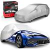 WALSER Telo Copriauto da Esterno All Weather - Telone Auto 100% Impermeabile e Resistente alle Intemperie, Protezione UV, Neve e Gelo, Misura 3, Argento