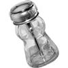 LOLIPPYY Dispenser per Rimuovi Unghie in Vetro Spesso Ricaricabile per Struccante e Trasparente per Cosmetici per Nail Art