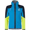 MONTURA MAGIC 2.0 JACKET GTX GUSCIO IMPERMEABILE 28.000K E ANTIVENTO - BLU OTTANIO/VERDE LIME (M)