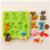 Graziano, Stampo Silicone Cani & Gatti 10 Disegni 8cm - Gattini, Cagnolini, Pesce, Orma, Per Fondente e Pasta Zucchero