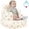 AYESY Bambini Seggiolino Gonfiabile, Portatile Sedia Gonfiabile Divano Schiena Divano Estivo Seggiolino Gonfiabile Bambini con Bastone da Dentizione Sofa Morbido di Sicurezza Pompa D'aria Integrata C