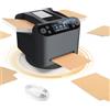 TGHongKy Distributore di Carte con Mescolatori di Carte Automatici 2 in 1,Mescolatori di Carte Automatici 2 in 1,Macchina per Giochi di Carte Rotante a 360°con Telecomando per UNO/Poker (Nero)
