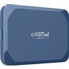 Crucial SSD esterno 4TB Crucial X10 Usb-c 20Gbps Blu [CT4000X10SSD9]