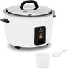 Royal Catering Cuociriso Elettrico Professionale Risottiera Elettrica RCRK-10L (10 L, 1.550 W, Acciaio Inox, Alluminio, 55 tazze, 4,2 litri)