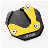 ZEXDDI Moto CNC Adatto per Hon-da X-ADV XADV 750 NC750X NC750 X HORNET CB750 TRANSALP XL750 Pad di estensione del cavalletto laterale Cavalletto Piastra di ingrandimento del piede (Oro)