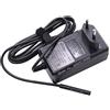 vhbw 1x Alimentatore Compatibile con Microsoft Surface PRO 3 Tablet, 120cm