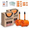 Tubolito MTB Plus - Camera d'aria in TPU da 29 x 2,5-3, confezione da 2 + kit di riparazione Flix, tubo per mountain bike ad alte prestazioni, tubo MTB più leggero e piccolo al mondo, valvola