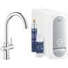 Grohe Blue Home Rubinetto Multifunzione Bocca C WiFi StarLight Cromo Acqua Filtrata Naturale Frizzante - 31455001 ,
