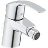 Grohe Eurosmart Miscelatore Rubinetto Monocomando StarLight Cromo in Metallo per Bidet Taglia S - 32929002 ,