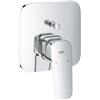 Grohe Cubeo Miscelatore Monocomando Incasso StarLight Cromo Metallo per Vasca Doccia con Deviatore Automatico 2 Vie - 1017780000 ,