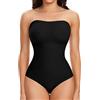 Joyshaper Shapewear da donna Nero M - Body modellante senza spalline e perizoma modellante - Corsetto per il controllo della pancia