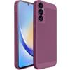 Moozy VentiGuard Cover per Samsung A34 5G, Custodia Traspirante con Motivo Perforato per Circolazione dell'Aria, Ventilazione, Cover per a34 5g samsung Anti-Surriscaldamento Phone Case, Vilola