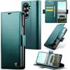 Rerzoiro Cover per Samsung Galaxy Z Fold 7 Custodia Portafoglio [Blocco RFID] Premium Pelle PU Wallet Case Flip Libro con Porta Carte Slot Supporto Flip Case per Samsung Galaxy Z Fold 7, Blu-verde