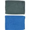 Kombi Set di Panni in Microfibra per pavimenti - 1 pezzo blu e 1 pezzo grigio, dimensioni 50 X 70 cm: pulizia impeccabile e durevole per tutti i tipi di pavimenti