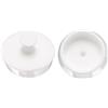 QUARKZMAN Tappi per Scarico, 2pz Tappo per Vasca Silicone 40mm-42mm, Tappo per Lavello Cucina, Bagno, Doccia, Lavanderia, Bianco