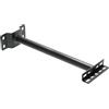 LEDUNI Supporto LEDUNI con Braccio per Montaggio Faretti a Parete 50 cm Materiale Acciaio Finitura Nera Illumina Cartelli Pubblicitari e Compatibile con Lampadine LED per Esterno