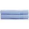 nottoc Telo Doccia Azzurro, Set Asciugamani Super Assorbenti, Asciugamani ad Alto Assorbimento, 100% Cotone, 2 Asciugamano Doccia (70x140cm)