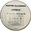 Bildex Nastro adesivo in alluminio 50 m × 7,5 cm per teli isolanti termoriflettenti
